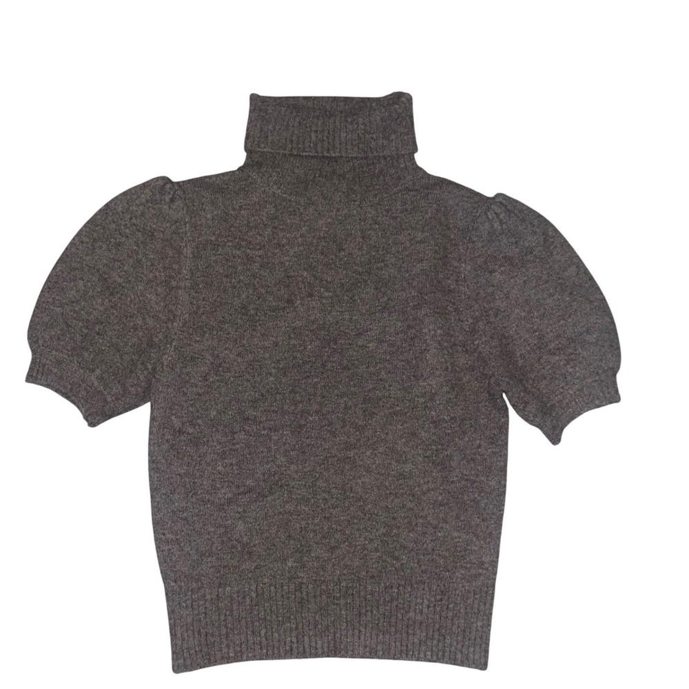 Zara Cropped Blouse with Puff Sleeves